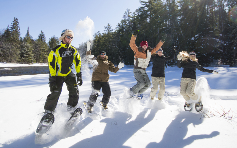 Snowshoeing